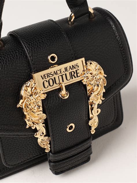 borsa versace couture nera|Versace jeans handbags.